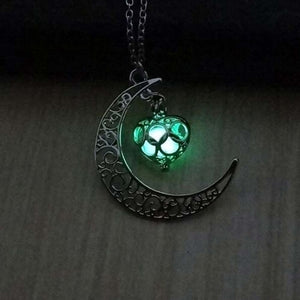 Glowing Moon Gem Necklace