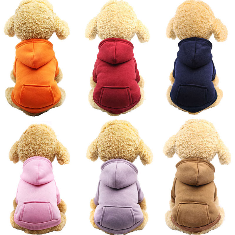 Dog Hoodies Pet Clothes For Dogs Coat Jackets Cotton Dog Clothes Puppy Pet Overalls For Dogs Costume Cat Clothing Pets Outfits