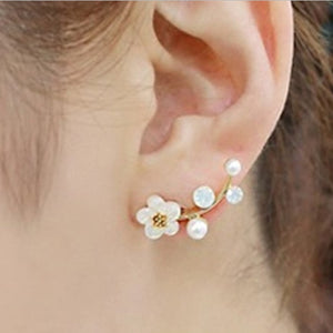 Crystal Flower Earrings