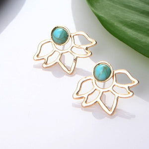 Crystal Flower Earrings