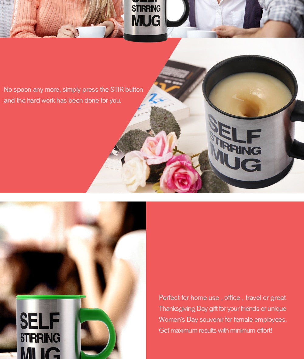 Self Stirring Coffee Mug