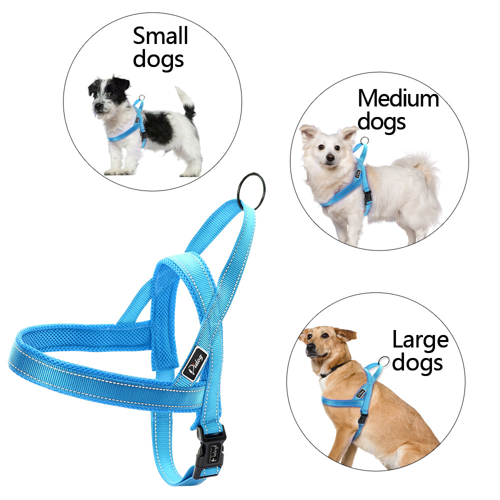No Pull Reflective Dog Harness Leash