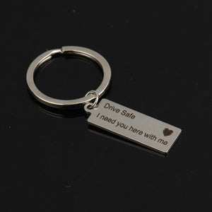 "I Need You Here With Me" Keychain